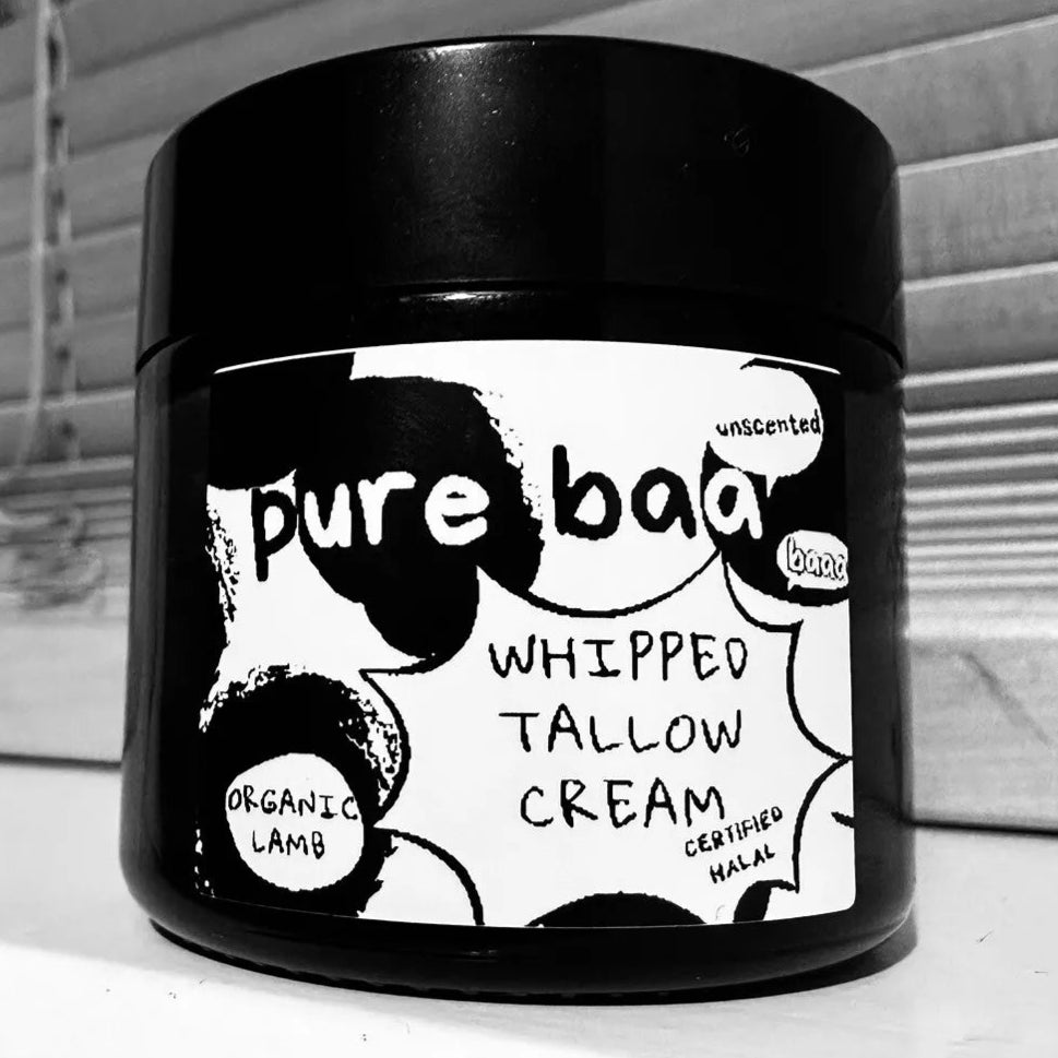 Halal Whipped Lamb Tallow Moisturiser Cream Skin Care | Lamb Tallow for Skin | 60ml