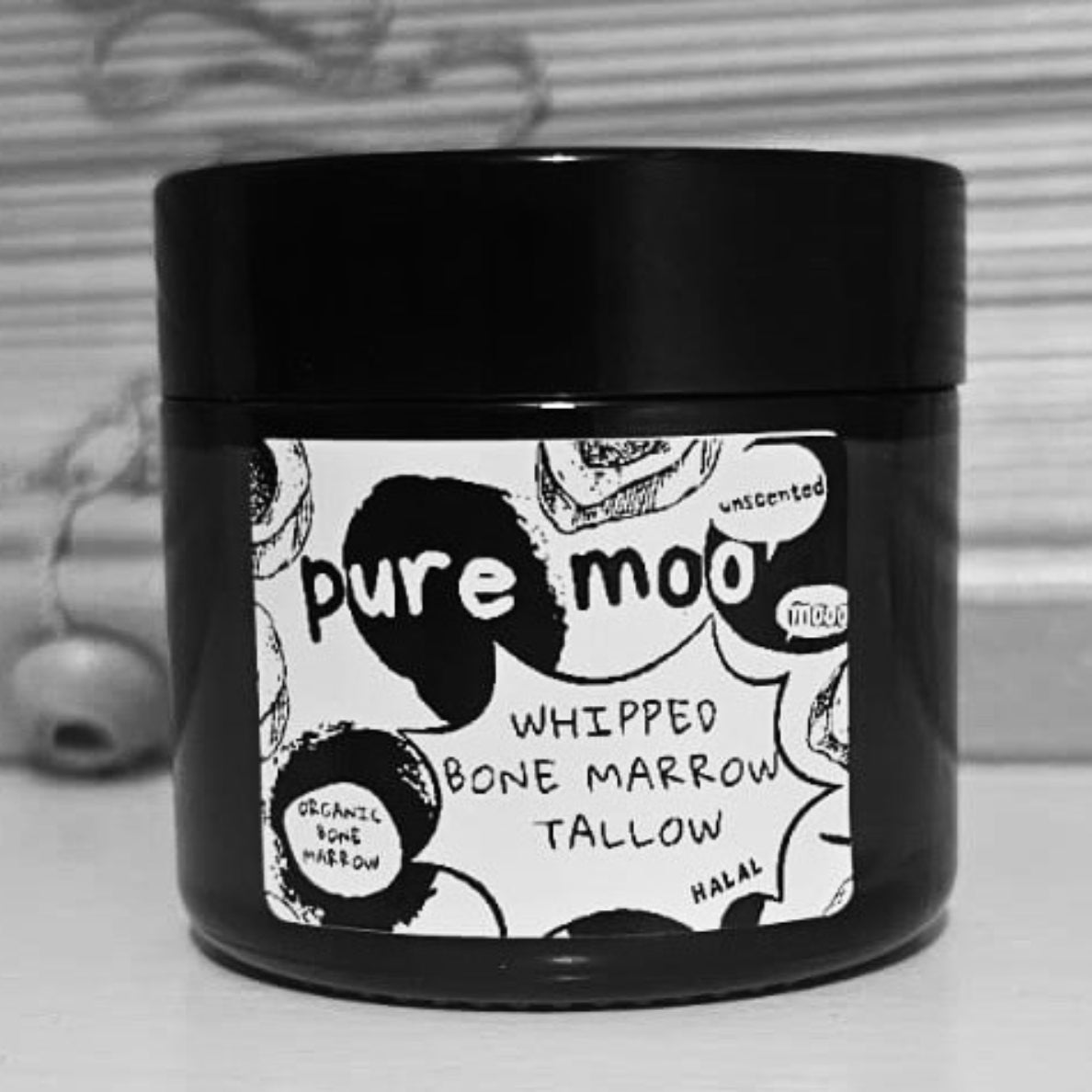 Halal Whipped Bone Marrow Tallow Moisturiser Cream Skin Care | Beef Tallow for Skin | 60ml